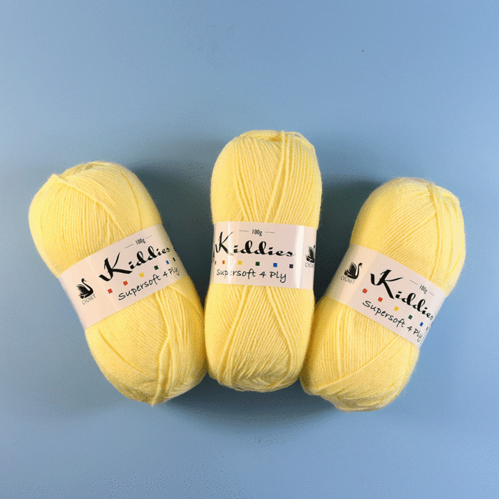 Cygnet Yarns Kiddies Supersoft 4 Ply 3 Ball Value Pack - 3 x 100g main product photo