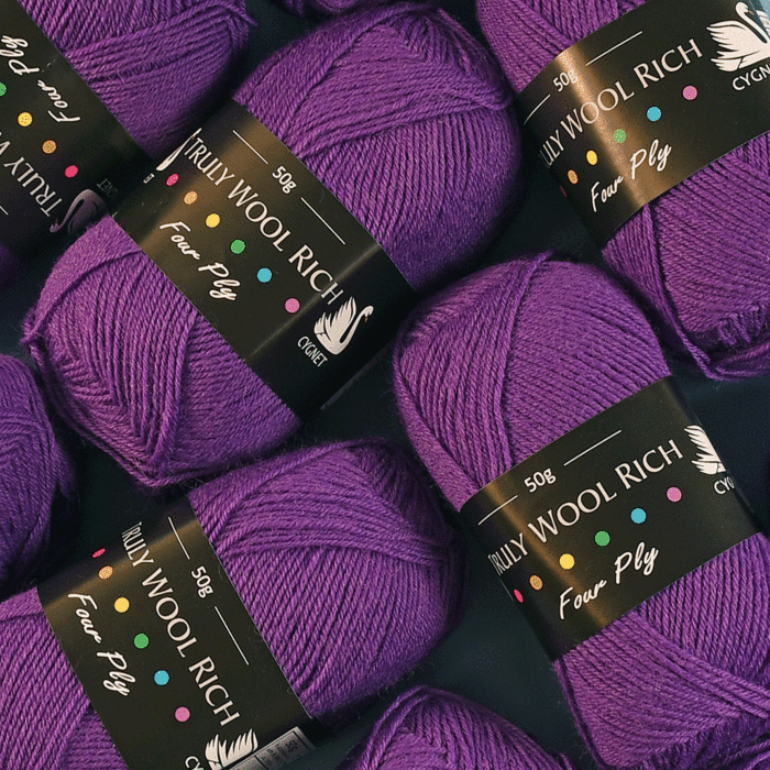 Cygnet Truly Wool Rich 4 Ply 10 Ball Value Pack - 10 x 50g Balls main product photo