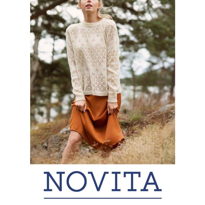 Novita Venla Lace Sweater Free Pattern Download main product photo
