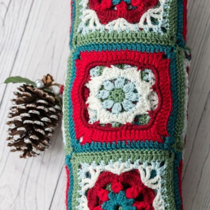 The Emu Christmas Folk Blanket Colour Pack in Emu Classic DK -Yarn & Pattern  6 x 100g