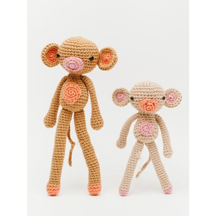 Monkey and Mini Crochet Pattern FREE Download main product photo