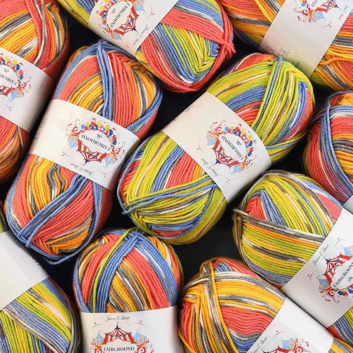 James C Brett Fairground DK Value Pack - 10 x 100g Balls main product photo