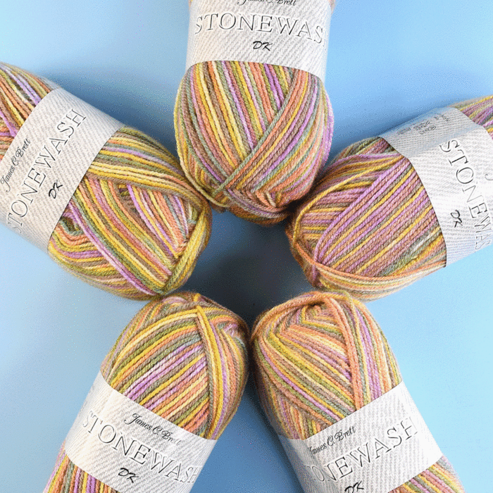 James C. Brett Stonewash DK Value Pack - 5 x 100g Balls main product photo