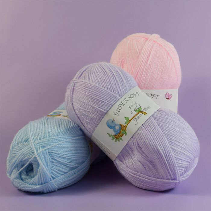 James C Brett Baby 4 Ply Yarn - 100g Ball main product photo