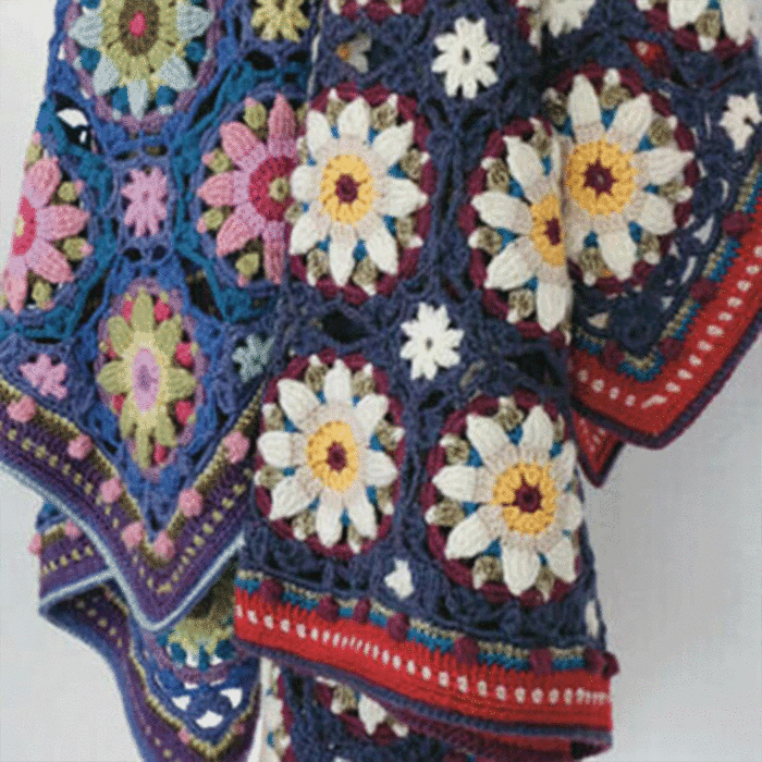 Janie Crow Summer Palace Crochet Blanket Kit in Stylecraft Life DK