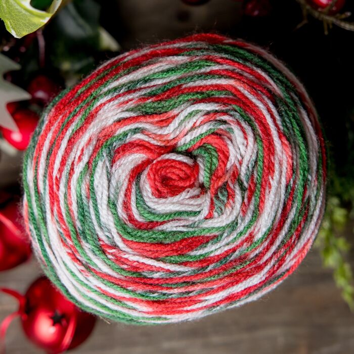 Christmas Classics Jingle Stripes DK Yarn Traditional 001 100g main product photo