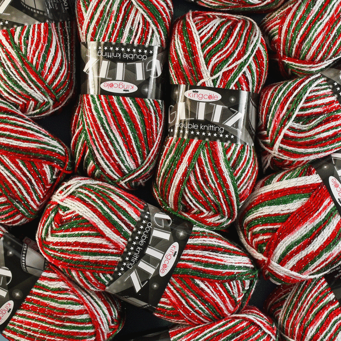 King Cole Christmas Glitz DK Value Pack - 10 x 100g Balls main product photo