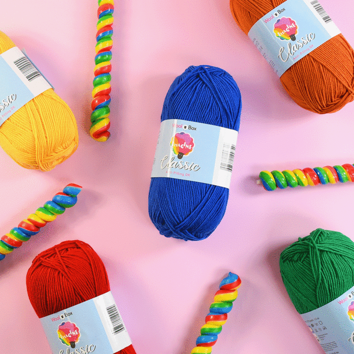 WoolBox Imagine Classic DK Lollipop Colour Pack - 10 x 100g Balls 1000g main product photo