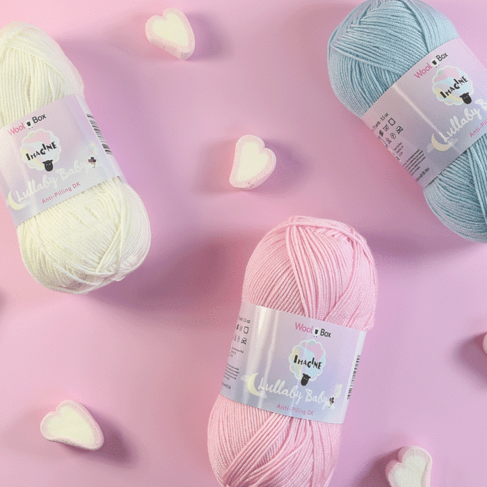 WoolBox Imagine Lullaby DK Marshmallow Colour Pack - 6 x 100g Balls 600g main product photo