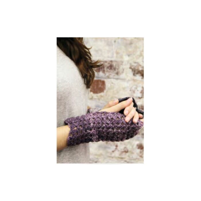 Stylecraft 9489 Scarf,Cowl&Mitts Crochet Pattern in Batik Swirl DK- FREE PDF  