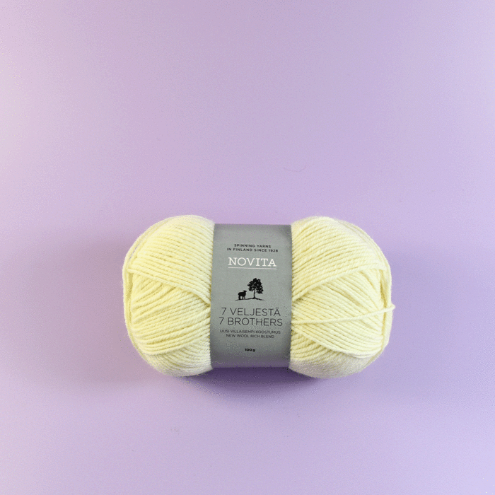 Novita 7 Veljesta (7 Brothers) Aran Yarn - 100 grm Yarn