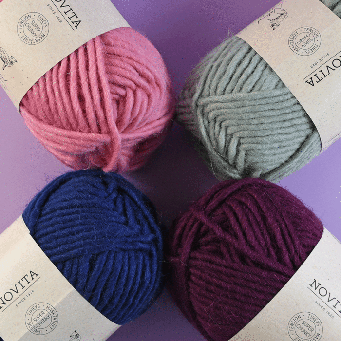 Novita Hygge Wool Super Chunky Yarn - 100 grm Ball
