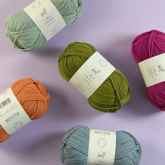 Novita Soft Merino 4 Ply Yarn - 50 grm Ball main product photo