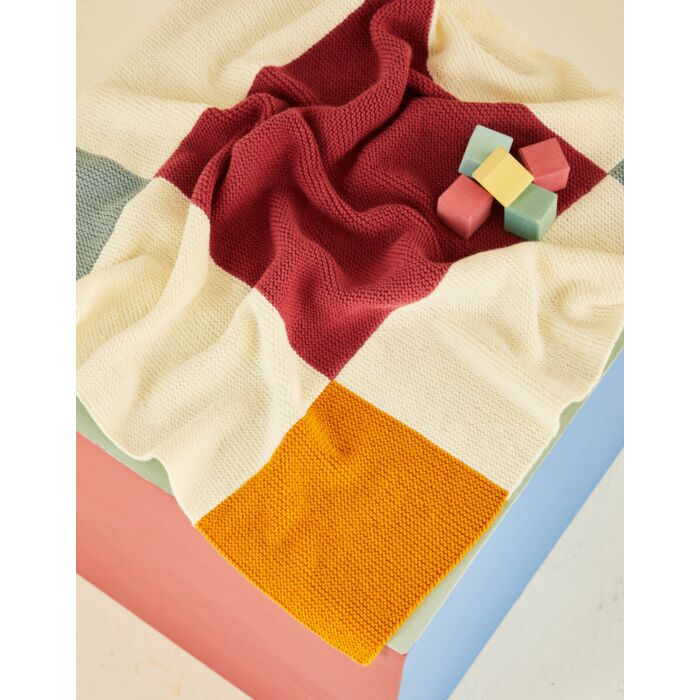 Sirdar Baby Colour Block Duffle & Blanket Set in Snuggly DK Knitting Pattern Download 5492