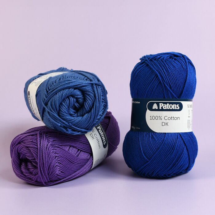 Patons 100% Cotton DK Yarn - 100 grm Ball main product photo
