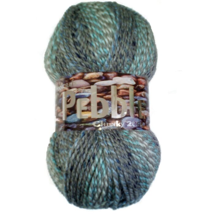 Woolcraft Pebble Chunky Yarn Indigo Mist 8049 200g main product photo