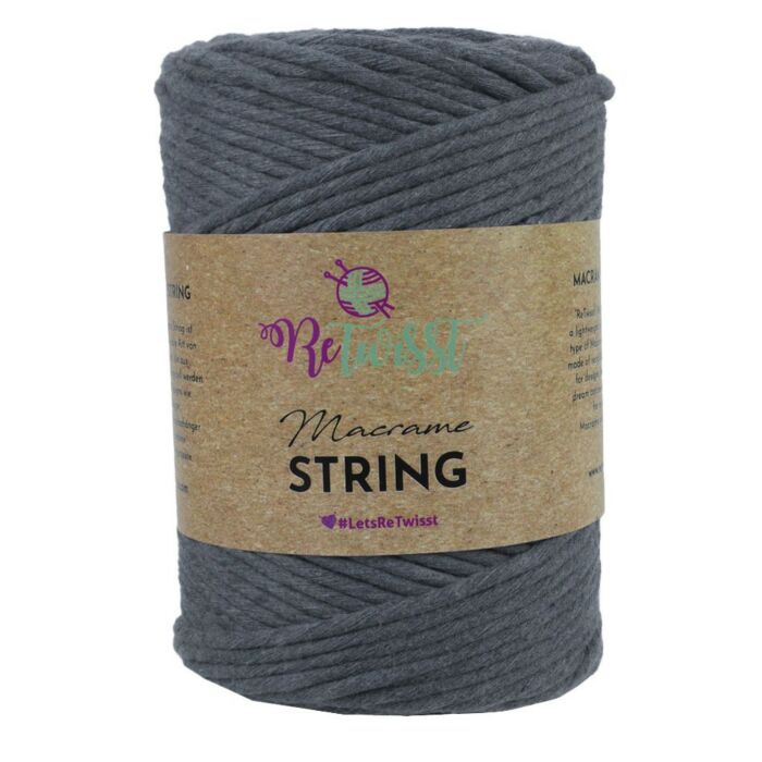 James C Brett Retwisst Macrame String 3mm main product photo