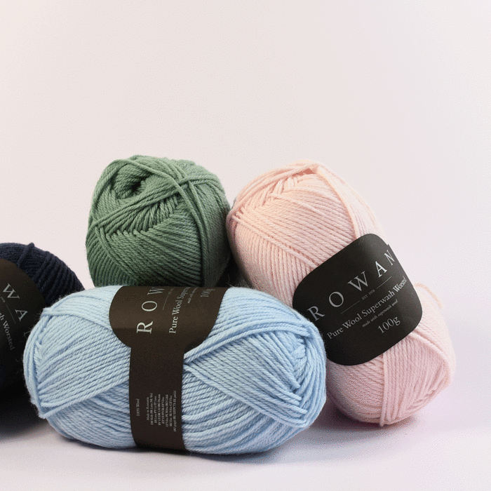 Rowan Pure Wool Superwash Worsted Yarn 100 grm Ball main product photo