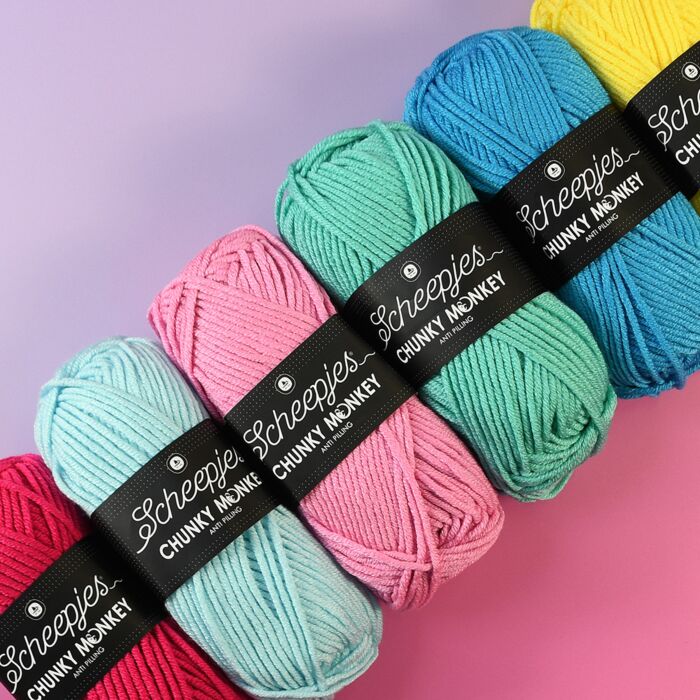 Scheepjes Chunky Monkey Aran Yarn - 100 grm Ball main product photo