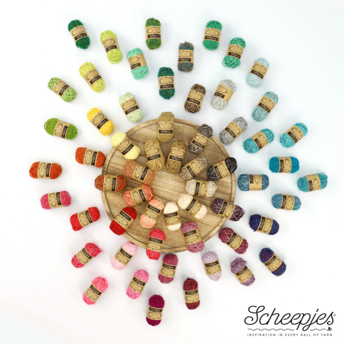 Scheepjes Stone Washed and River Washed Colour Pack 58 x10g Multi 10g