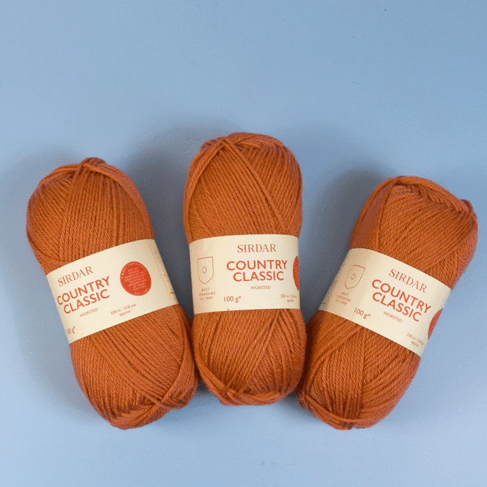 Sirdar Country Classic Worsted 3 Ball Value Pack - 3 x 100g Balls main product photo