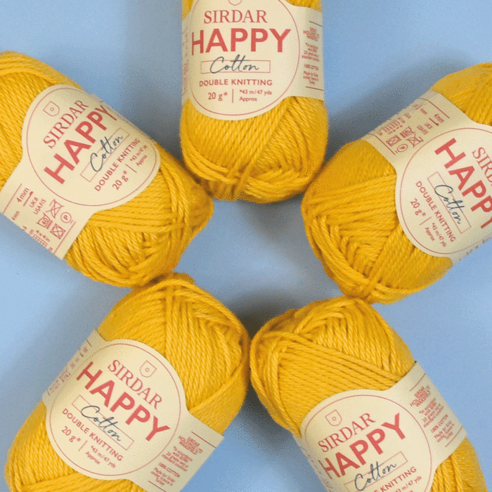 Sirdar Happy Cotton DK Value Pack - 5 x 20g Balls main product photo