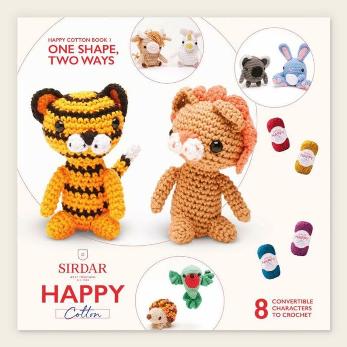 Sirdar Happy Cotton Book 1 One Shape Two Ways main product photo