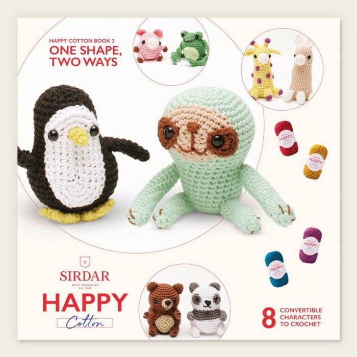 Sirdar Happy Cotton Book 2 One Shape Two Ways main product photo