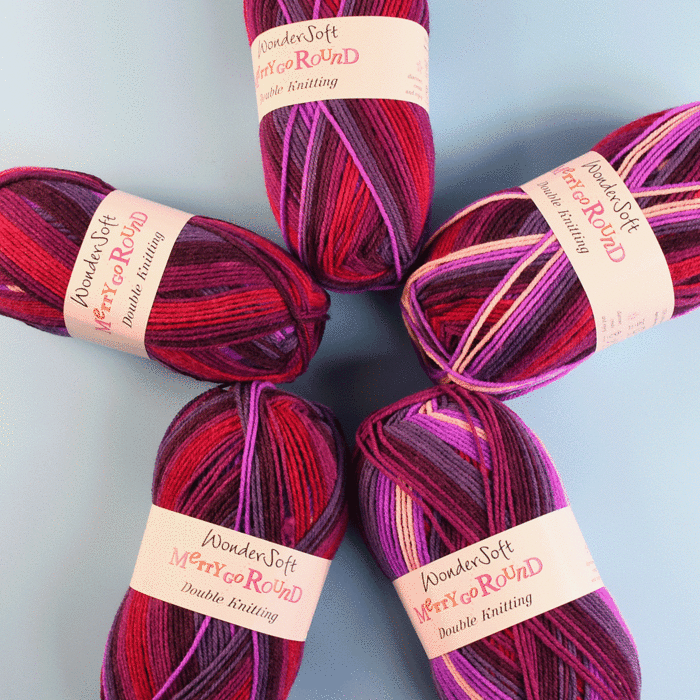 Stylecraft Wondersoft Merry Go Round DK Value Pack - 5 x 100g Balls main product photo