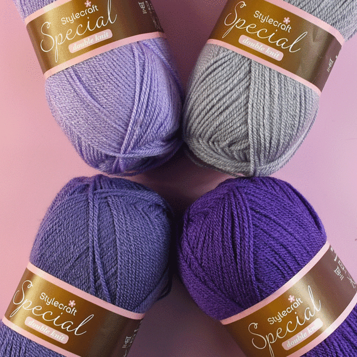 Stylecraft Special DK Parma Violets Colour Pack - 8x100g Balls  800g