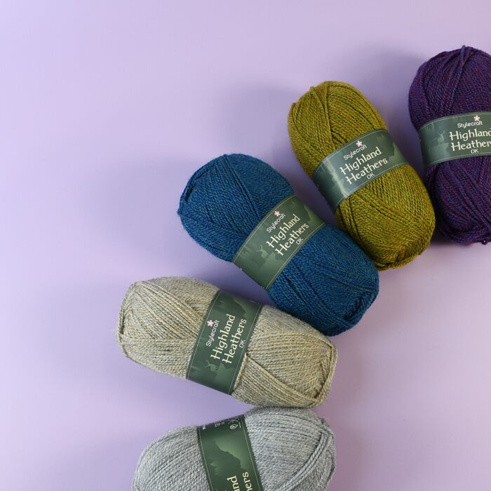 Stylecraft Highland Heathers Aran Yarn - 100 grm Ball main product photo