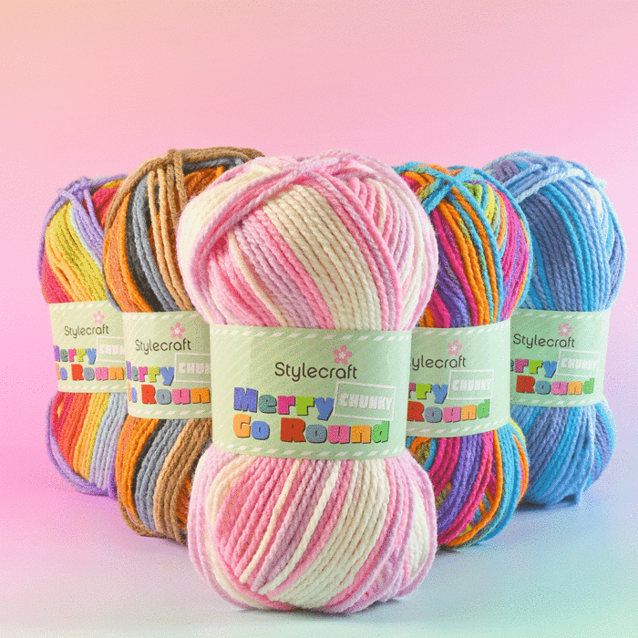 Stylecraft Merry Go Round Chunky Yarn 100 grm Ball main product photo