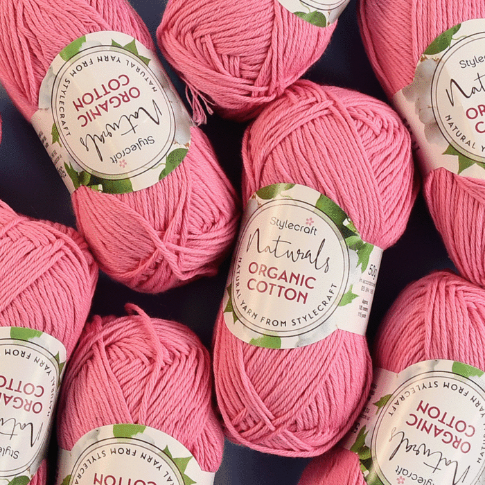 Stylecraft Naturals Organic Cotton DK Value Pack - 10 x 50g Balls main product photo