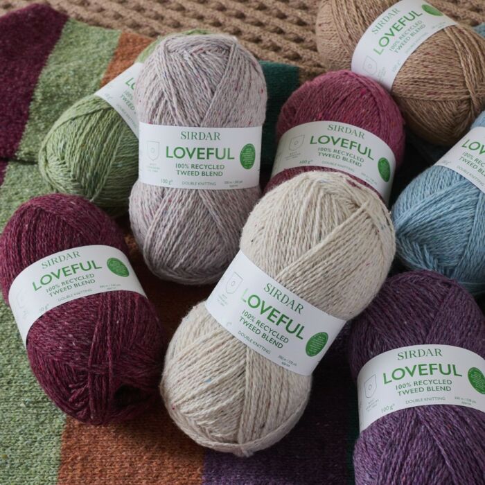 Sirdar Loveful Recycled Tweed Blend Yarn 100grm Ball main product photo
