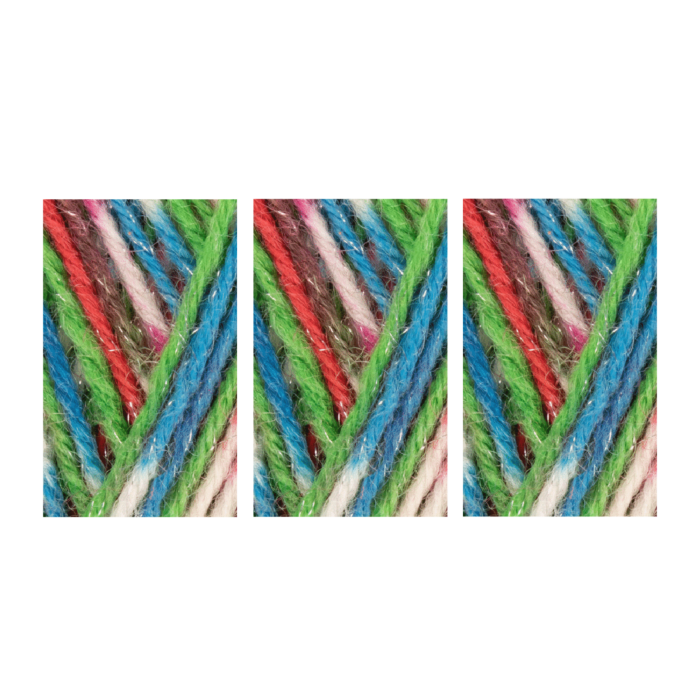 West Yorkshire Spinners Signature Sparkle 4 Ply Yarn Value Pack 3 x 100g main product photo