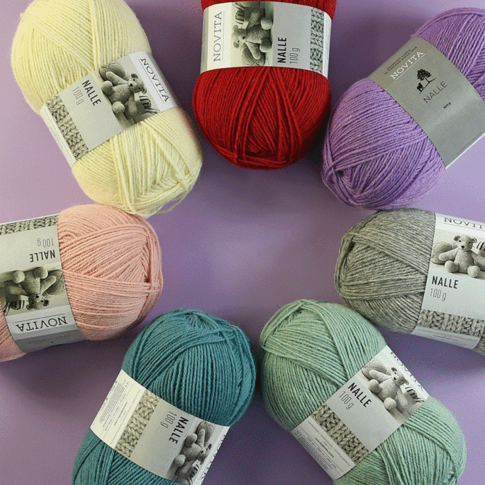 The Official WoolBox Winter Knit-Along by Nicola Valiji in Novita Nalle DK - Natural Fibre Colourway