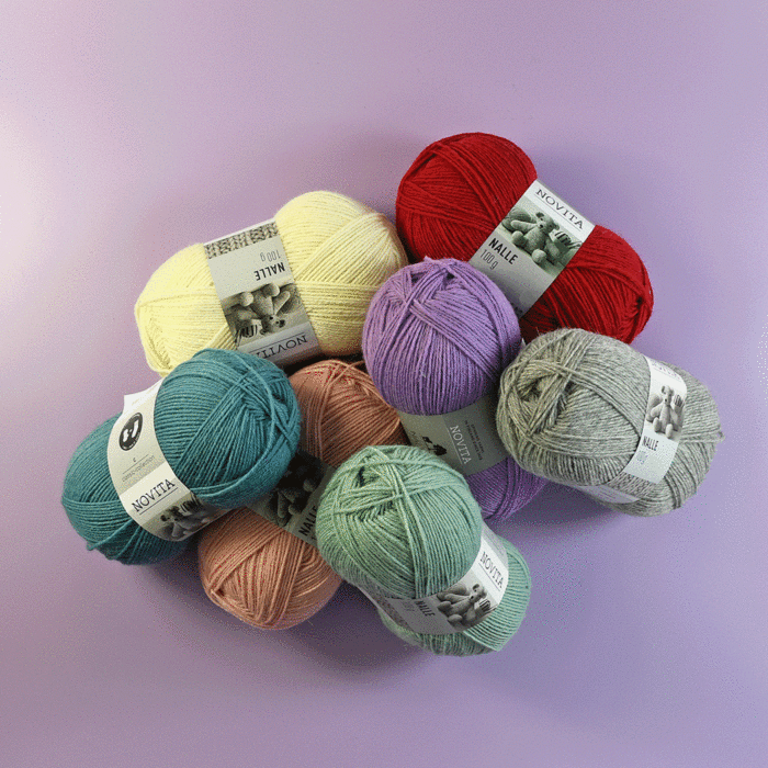 The Official WoolBox Winter Knit-Along by Nicola Valiji in Novita Nalle DK - Natural Fibre Colourway