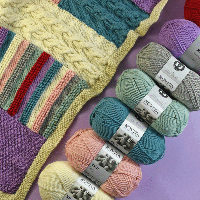 The Official WoolBox Winter Knit-Along by Nicola Valiji in Novita Nalle DK - Natural Fibre Colourway
