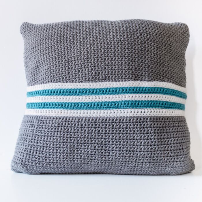 Winter Star Cushion Crochet Kit by WoolnHook in WoolBox Imagine Classic DK 