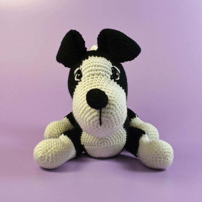 WoolPups Border Collie Crochet in WoolBox Imagine Classic DK main product photo