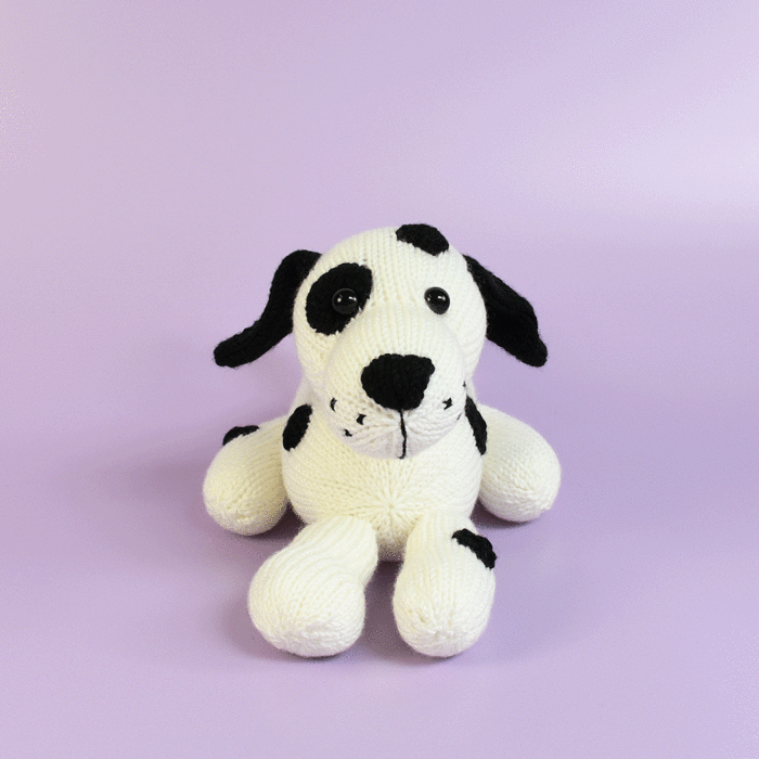 WoolPups Dalmatian Kit by Amanda Berry in WoolBox Imagine Classic DK main product photo