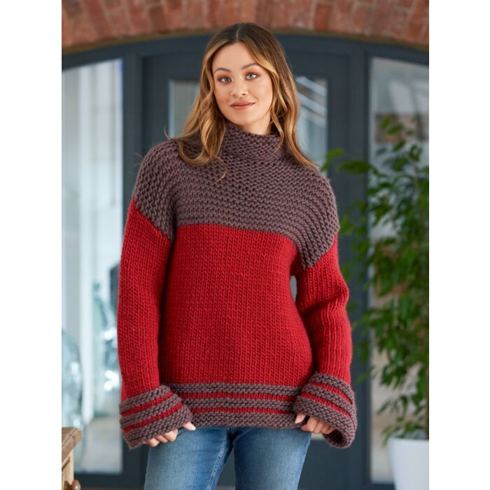 Beginner Knits Book for Retreat Super Chunky Roving Yarn by Chloe Elizabeth Birch  