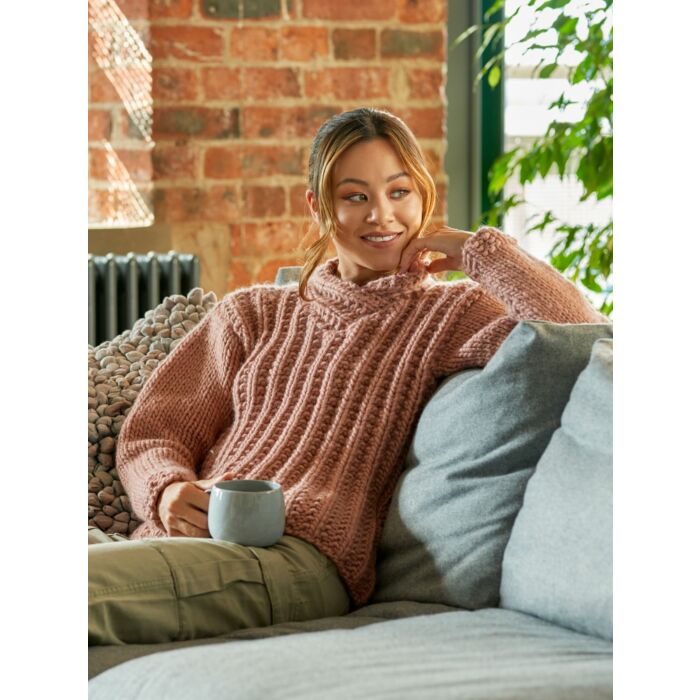 Beginner Knits Book for Retreat Super Chunky Roving Yarn by Chloe Elizabeth Birch  