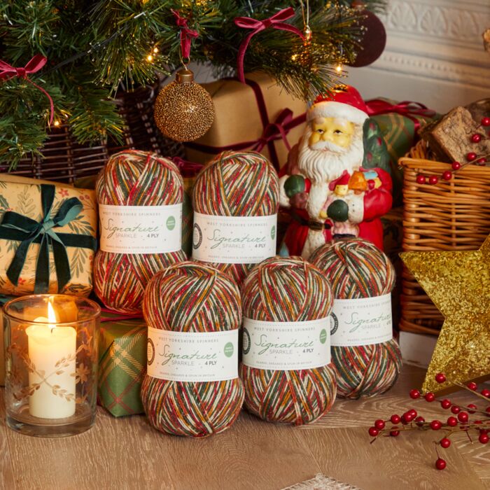 West Yorkshire Spinners Signature Sparkle 4 Ply Yarn 100g Ball