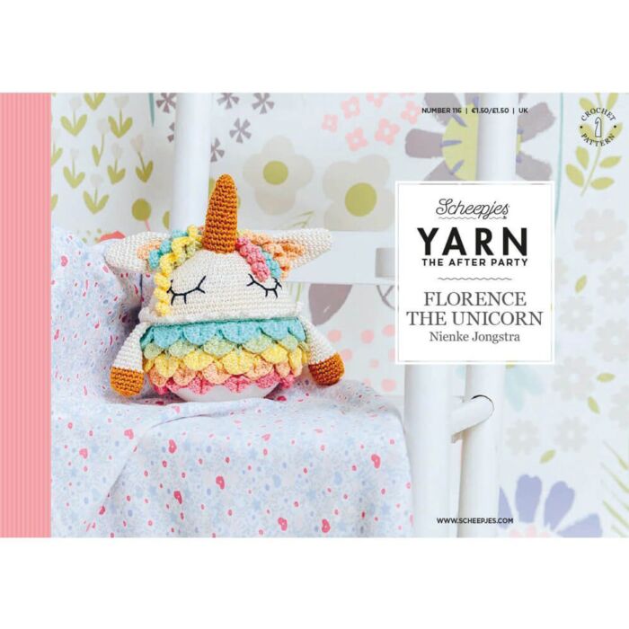 Scheepjes Yarn The After Party No116 Florence the Unicorn Crochet Pattern Kit