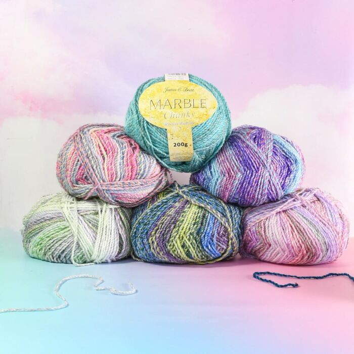 James C Brett Marble Chunky Yarn - 200g Ball main product photo