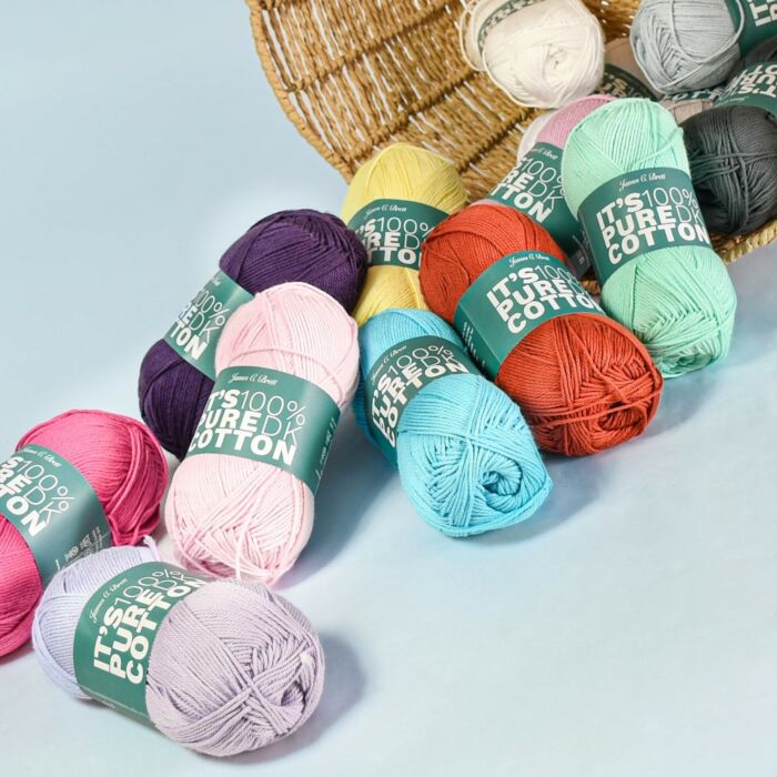 James C Brett Its Pure Cotton DK Yarn - 100g Ball main product photo