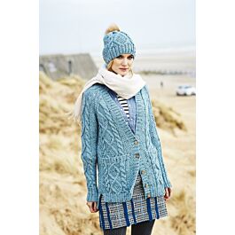 Stylecraft Special Aran with Wool Womens Sweater Pattern 9554 Buy Wool ...