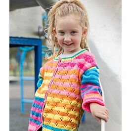 Emu Funfair Helter Skelter DK Childs Cardigan 4015 Knitting