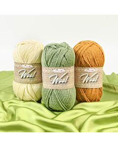 King Cole Wool Aran Yarn - 100 grm Ball